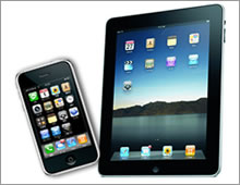 iPad、Android、タッチパネルモバイル